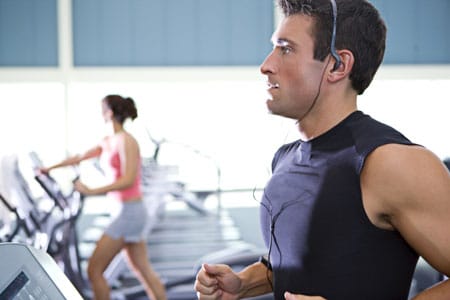 Employee fitness program workout.